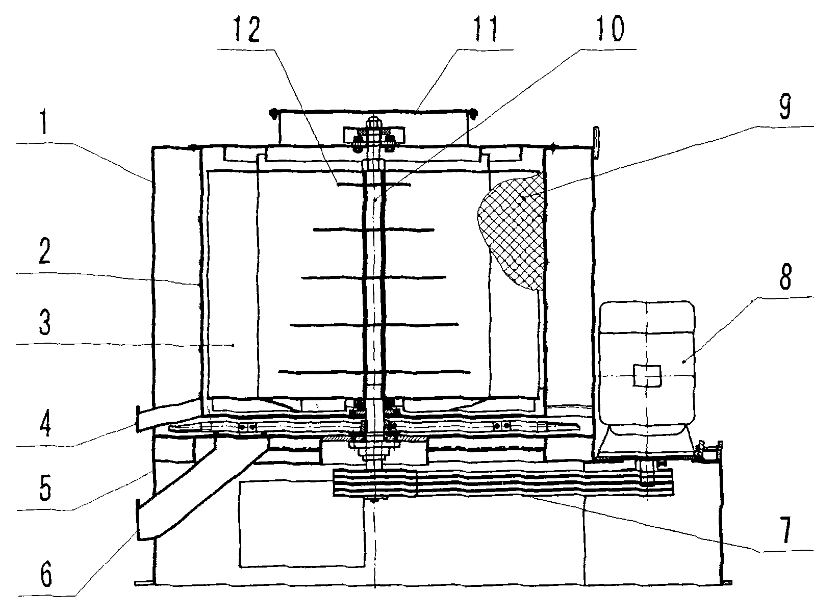 Centrifugal sieving machine