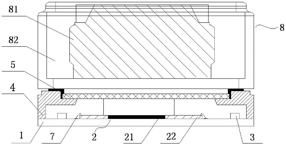 Camera module, packaging structure and packaging method thereof