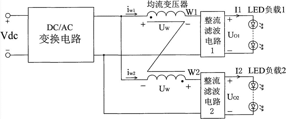 Multipath LED constant current drive circuit suitable for non-isolated converter