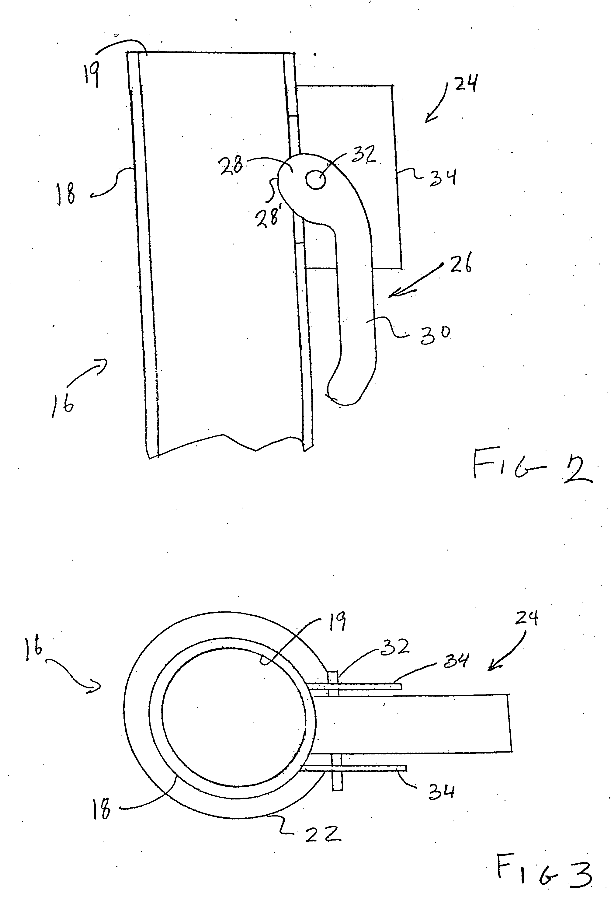 Locking assembly for stanchion