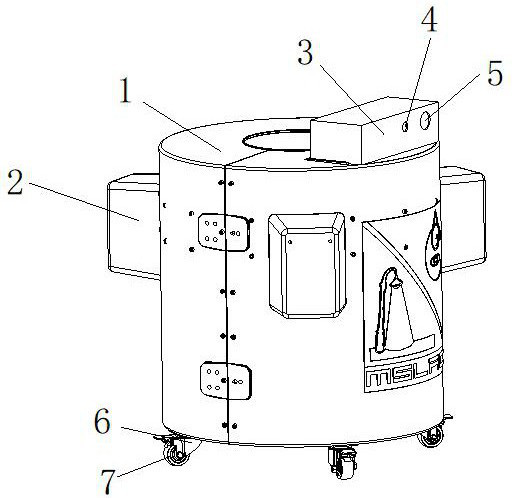 Crawling cleaning device for outdoor cylinder