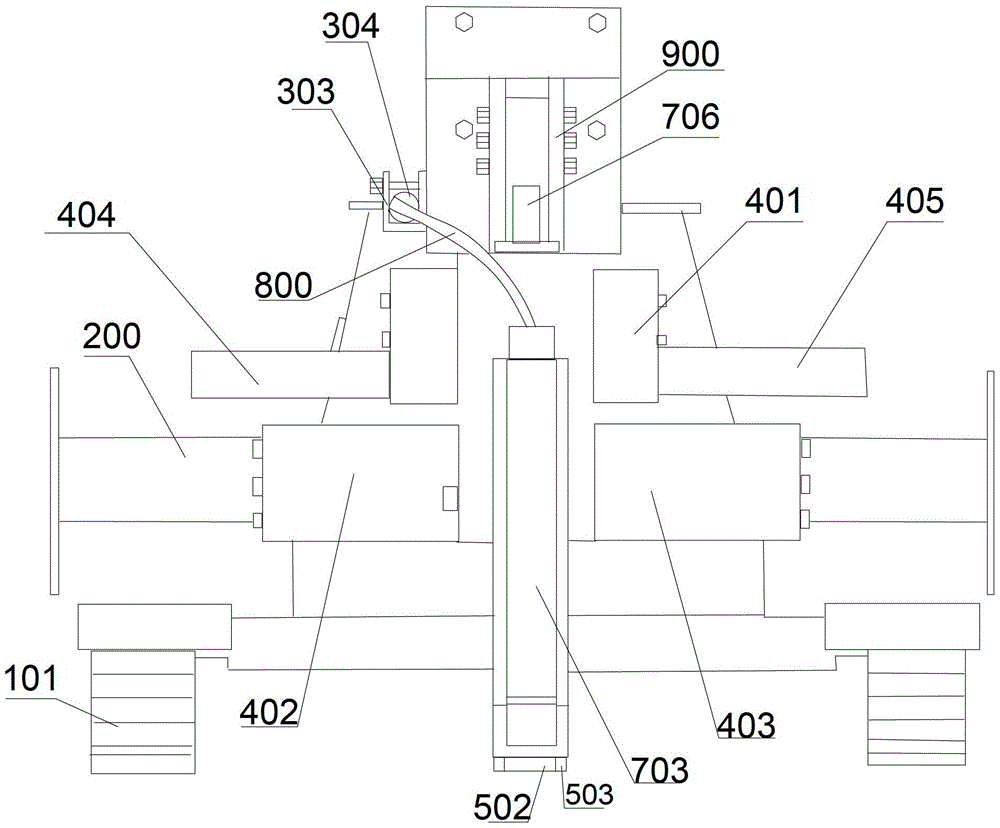 An automatic cable-burying vibrating plow