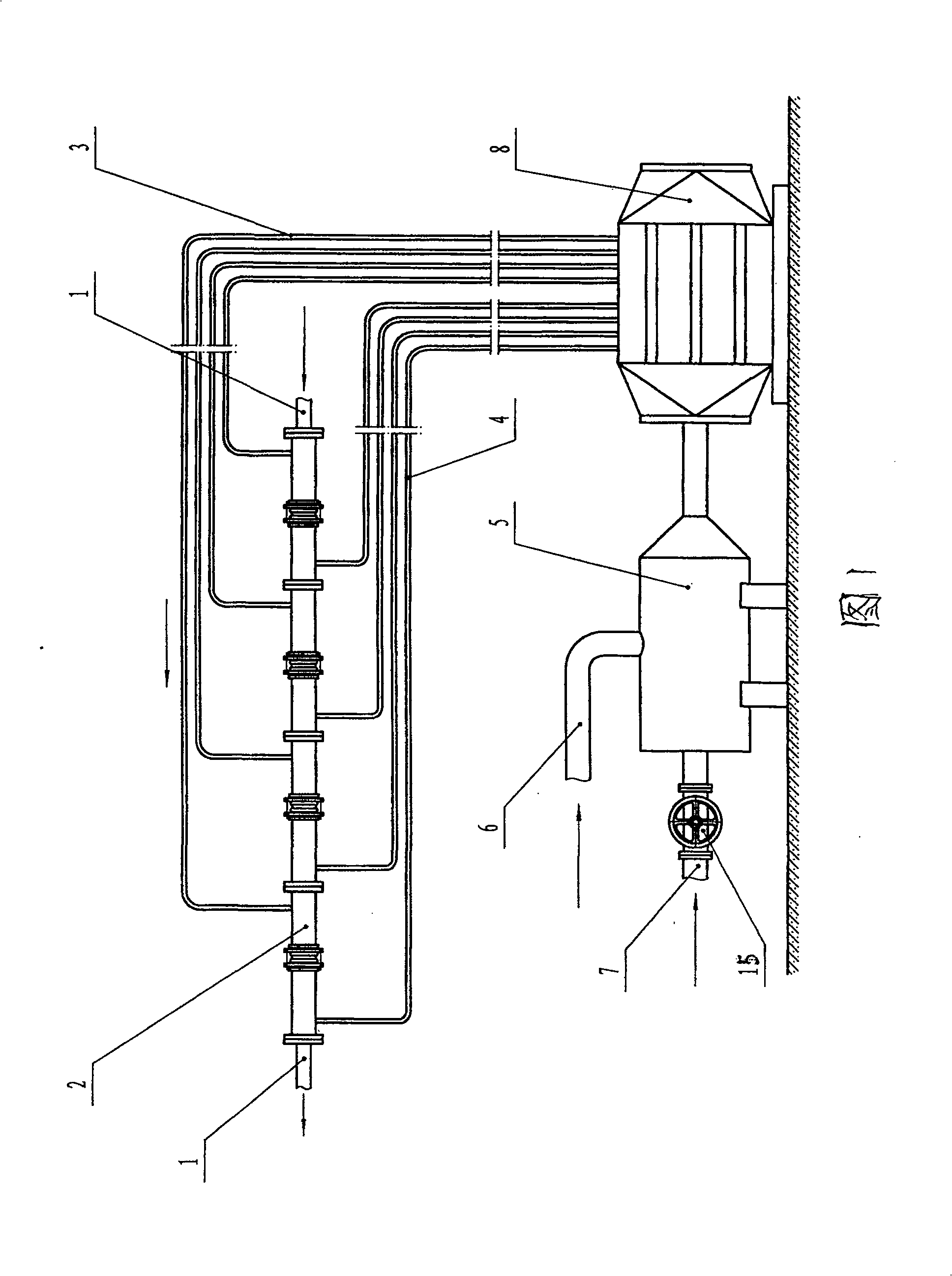 Pre-heating technique of blast furnace before blowing coal powder