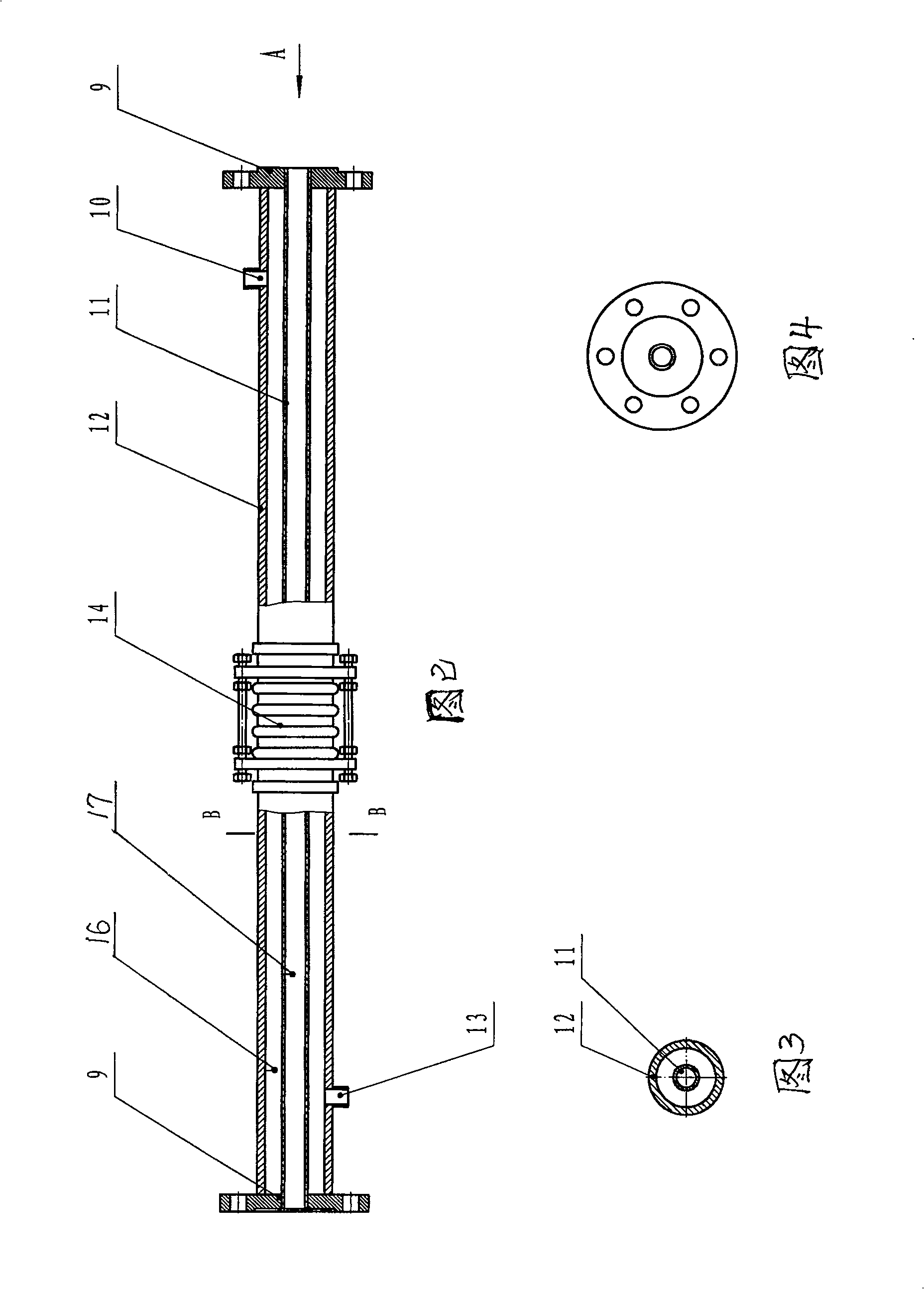 Pre-heating technique of blast furnace before blowing coal powder