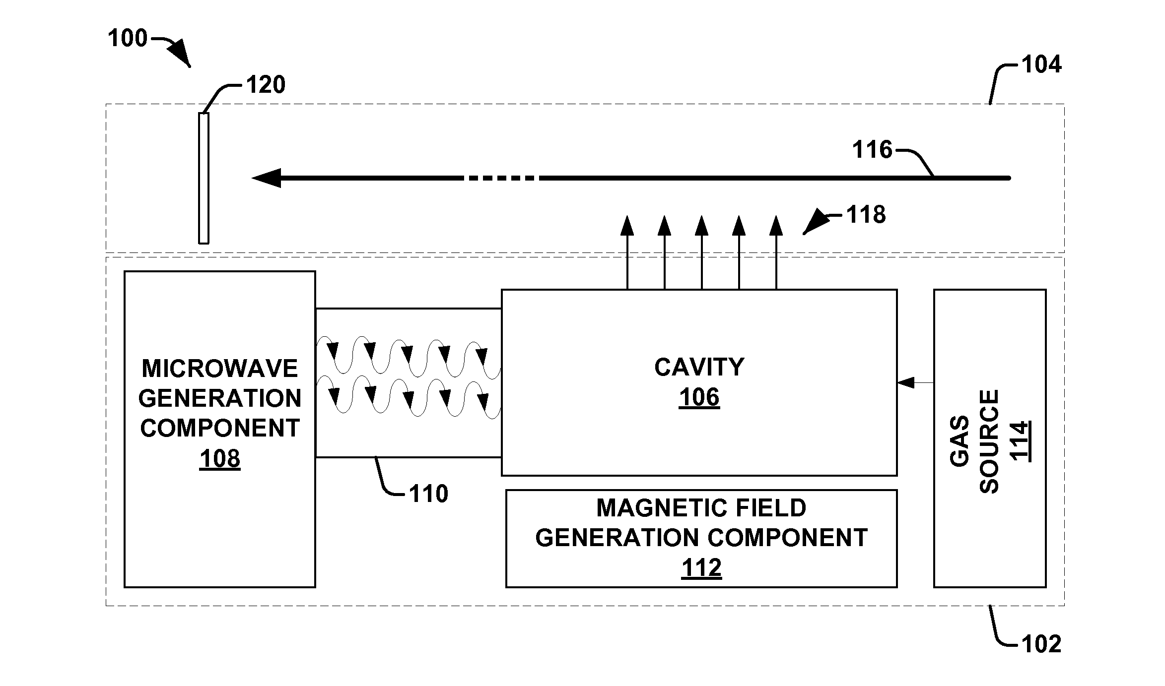 Microwave plasma electron flood