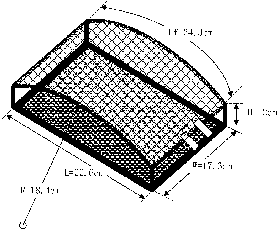 Closed cavity type PVDF thin-film loudspeaker