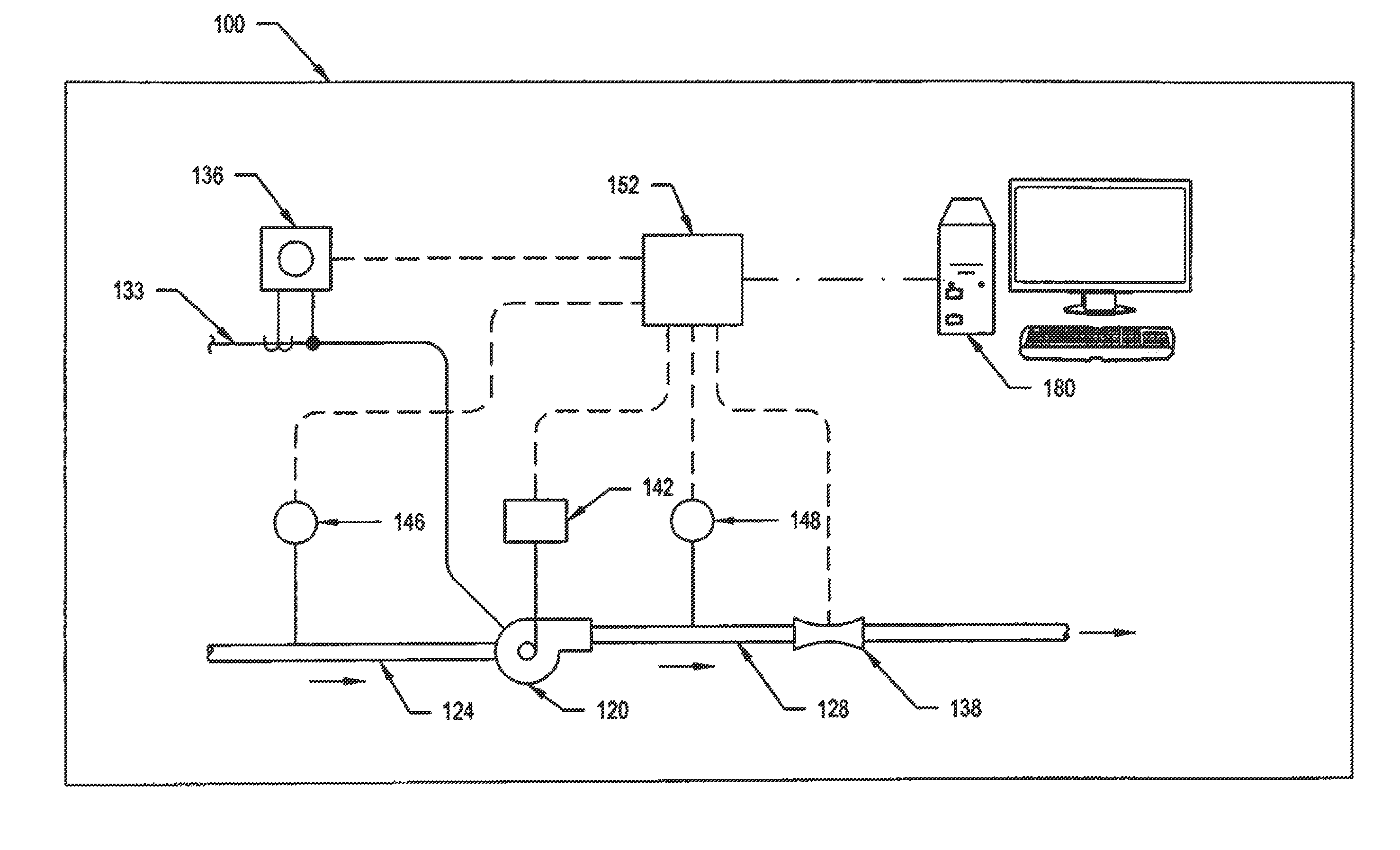 Pump efficiency determining system and related method for determining pump efficiency