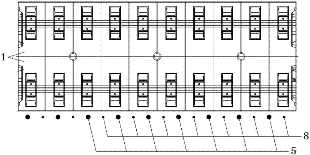 Non-excavating type joint opening and joint sealing processing method for mortar layer of ballastless track