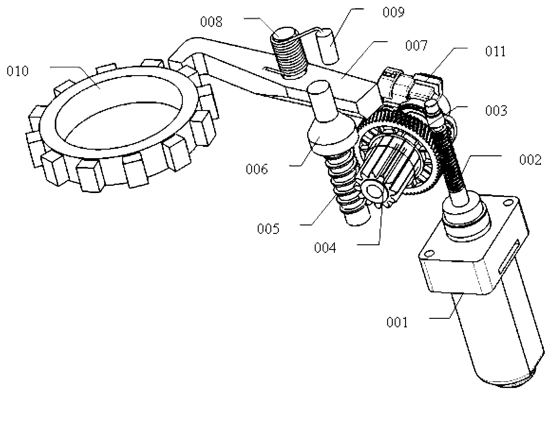 Parking mechanism and control method applied to automated mechanical transmission (AMT)
