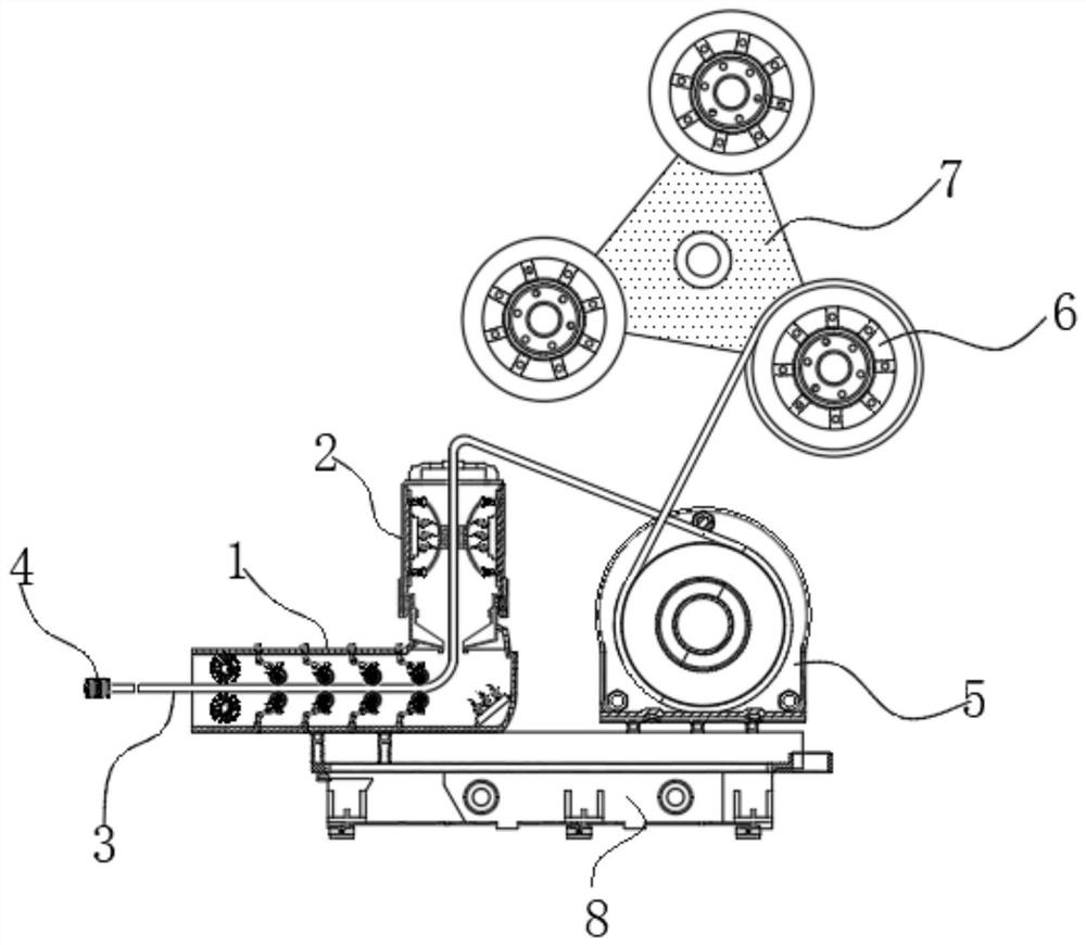 Double-station electric winching machine for power construction