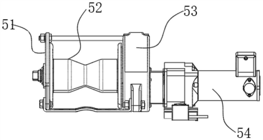 Double-station electric winching machine for power construction