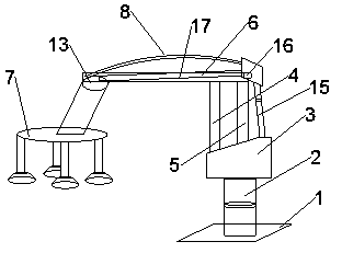 Manipulator for wireless control of glass product