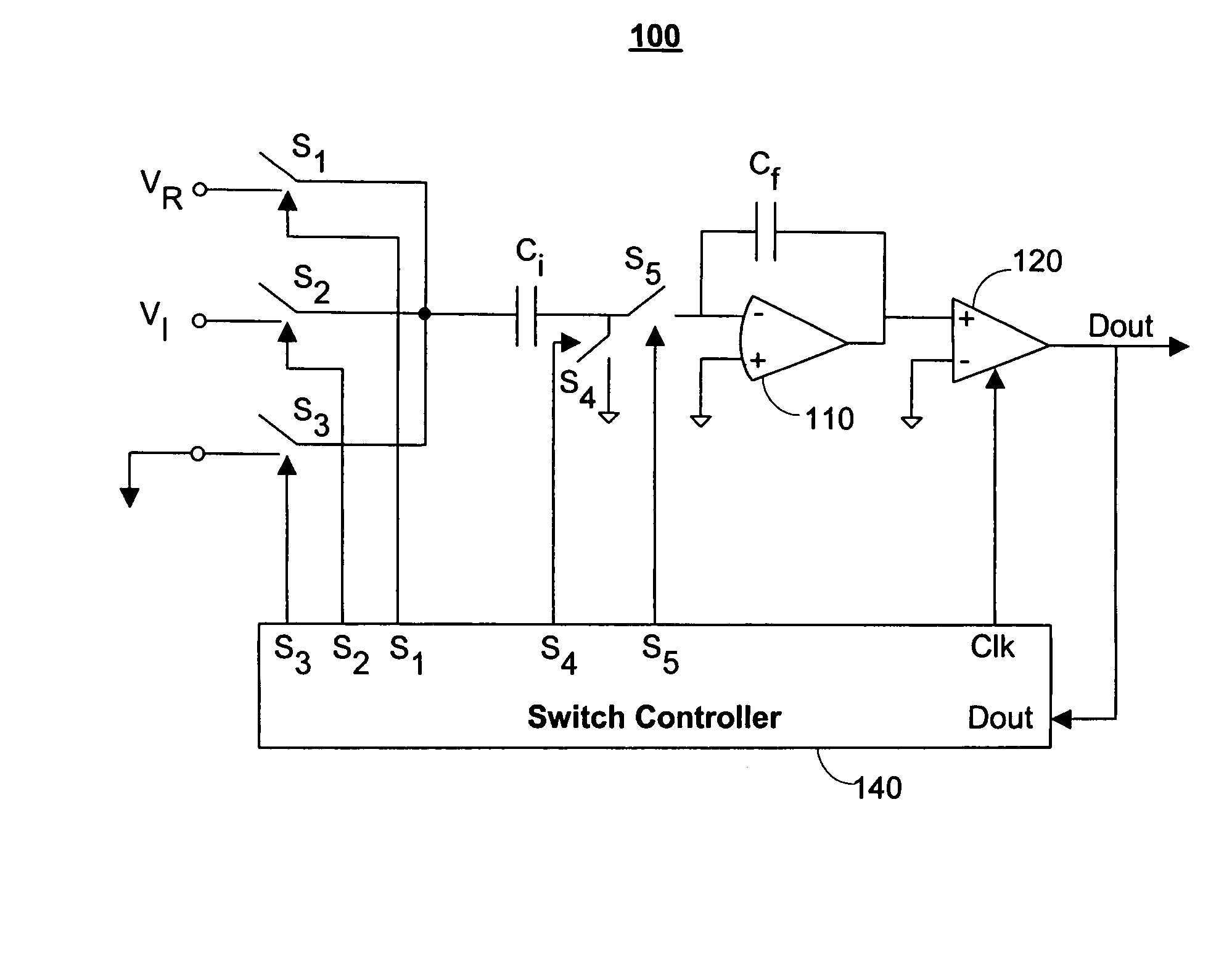 Analog signal sampling system and method having reduced average input current