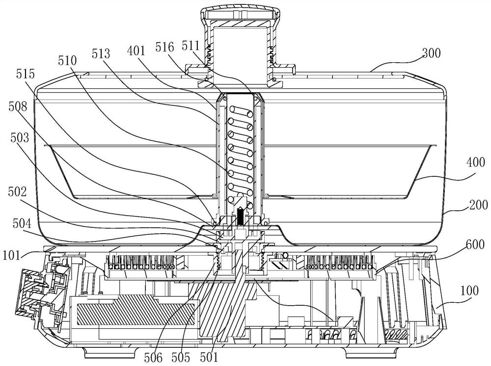 Lifting mechanism of electromagnetic heating lifting hot pot