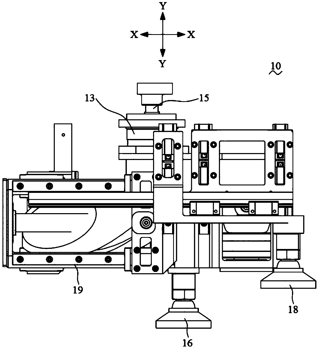 Walking leg assembly, walking device and walking control method