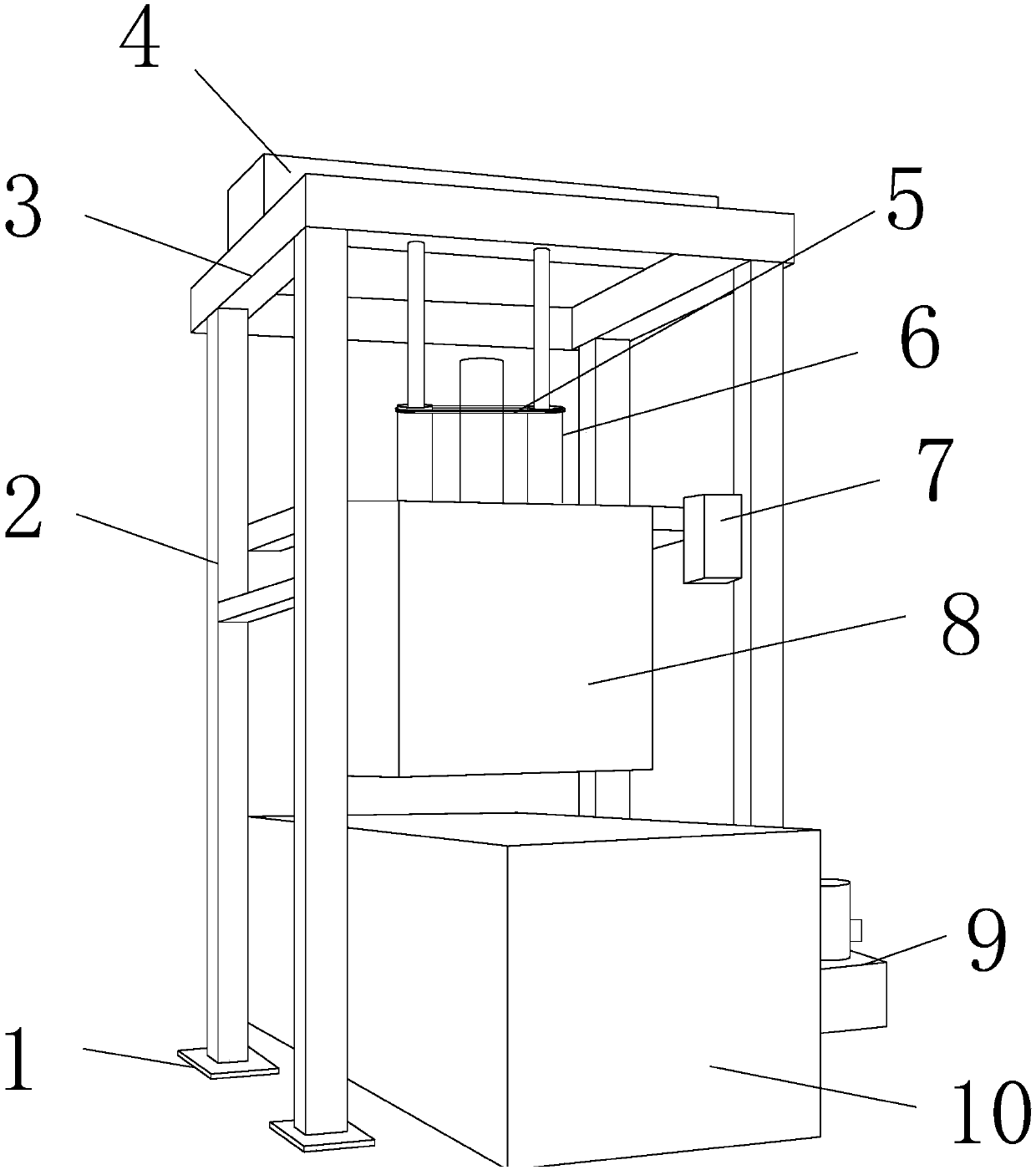 Waste recycling and processing equipment for building foundation engineering