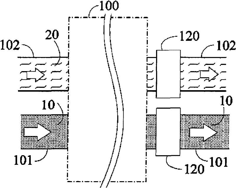 Heat pump or heat exchange device with periodic positive and reverse pumping