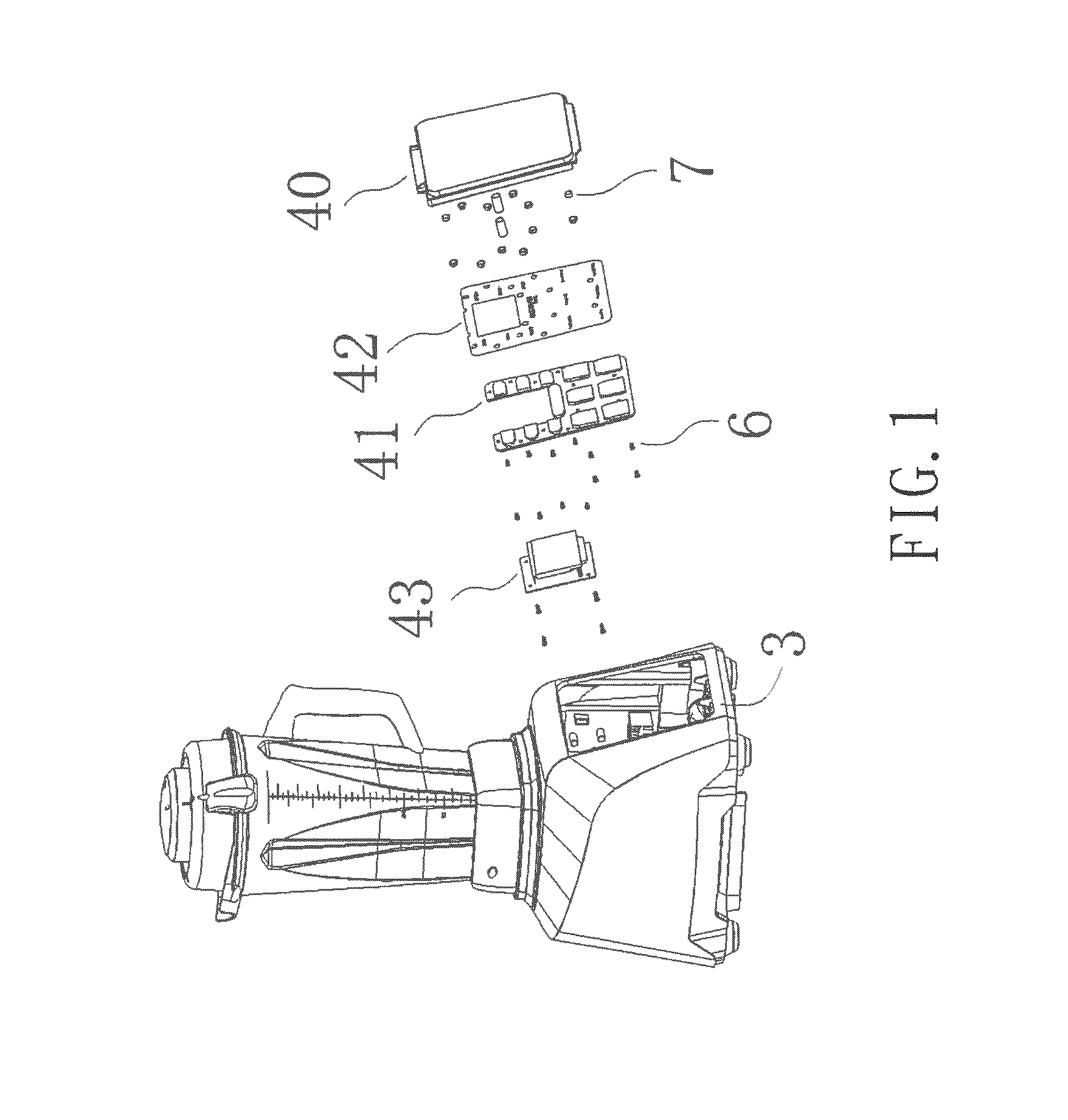 Food processor having touch button device
