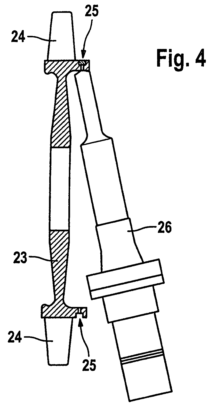 Method for surface blasting cavities, particularly cavities in gas turbines