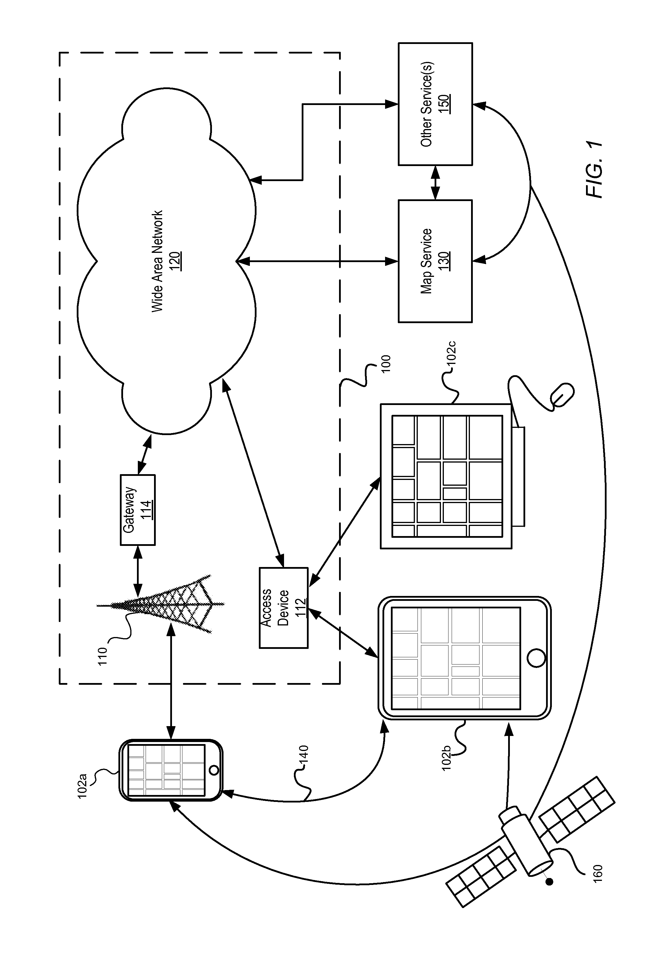 Method, system and apparatus for rendering a map according to hybrid map data