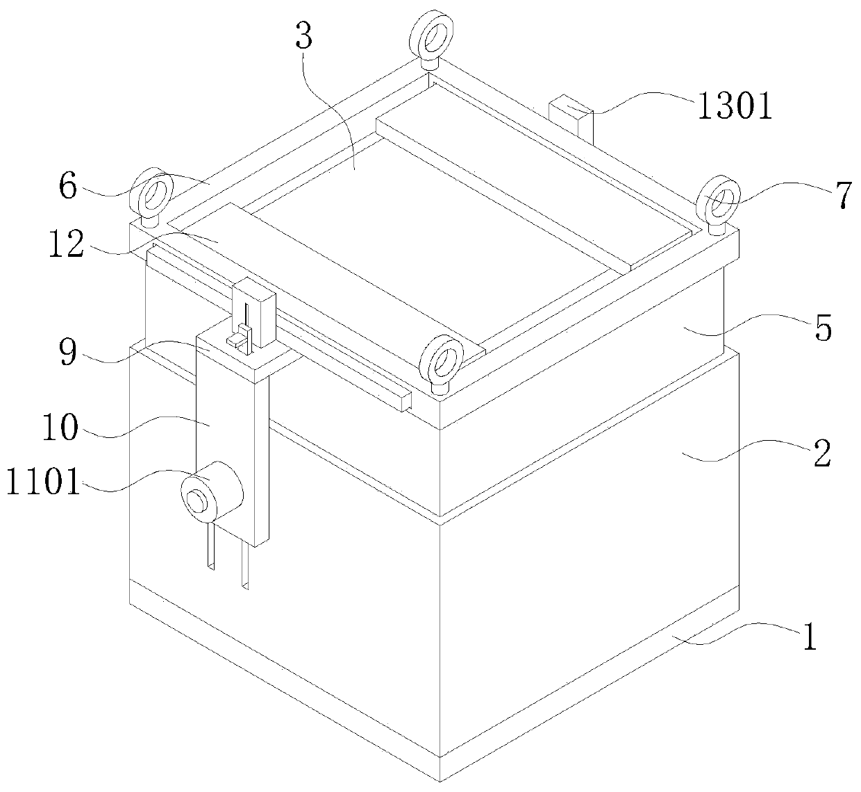 Protective shell of mold and mold mounting method