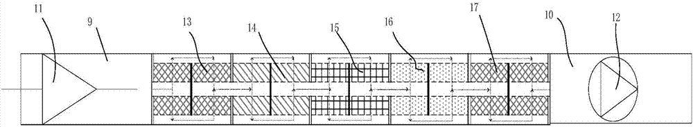 Space-saving water purifying unit assembly and water purifying pipeline