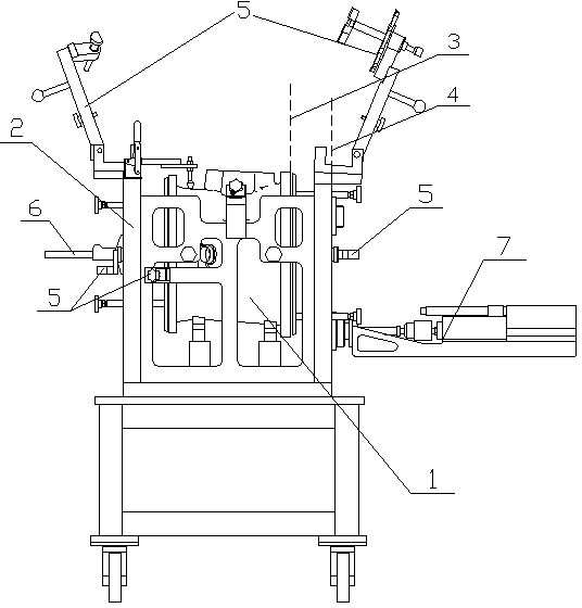 Casting primary standard processing method capable of balancing finishing allowance