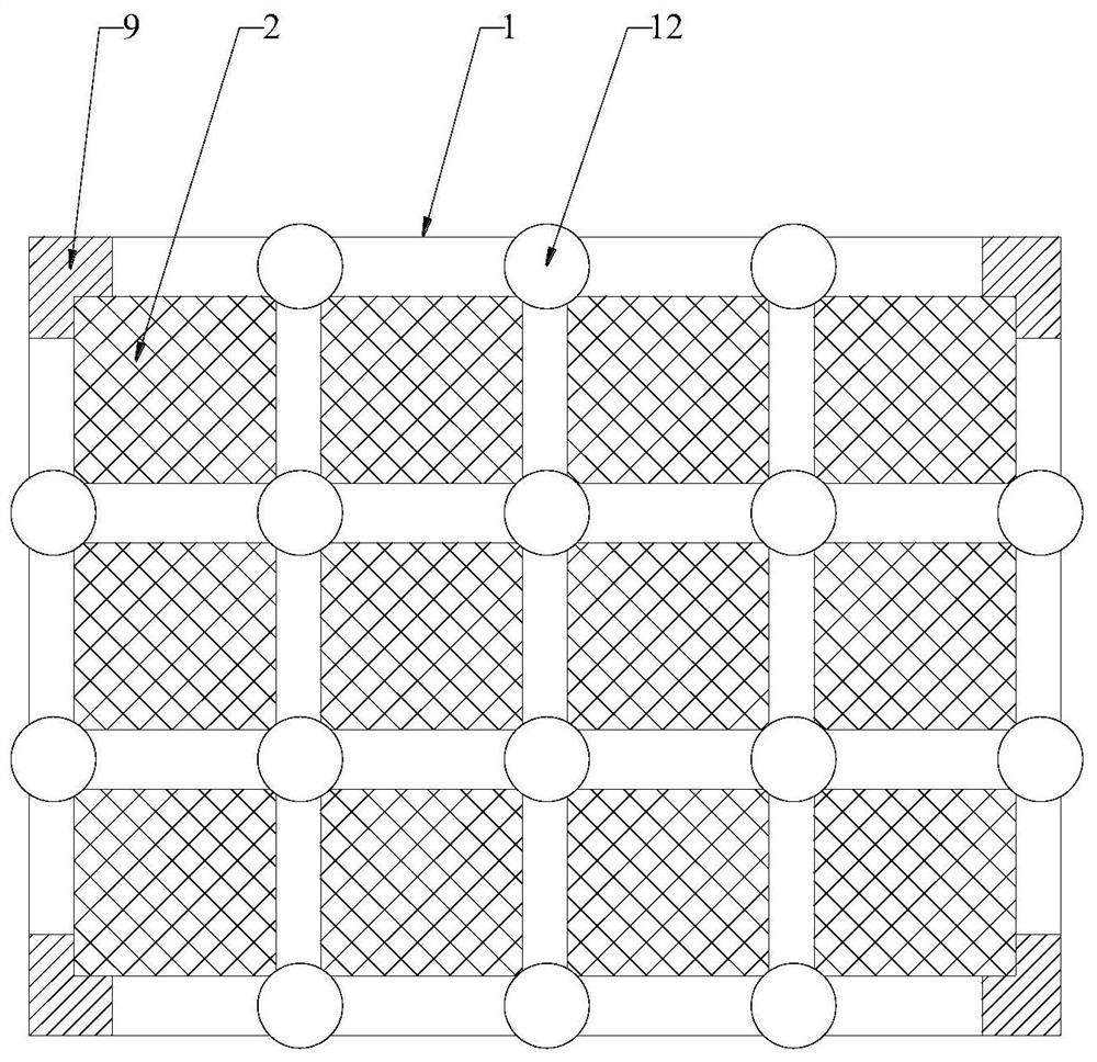 Triploid oyster bottom sowing breeding device and breeding method thereof