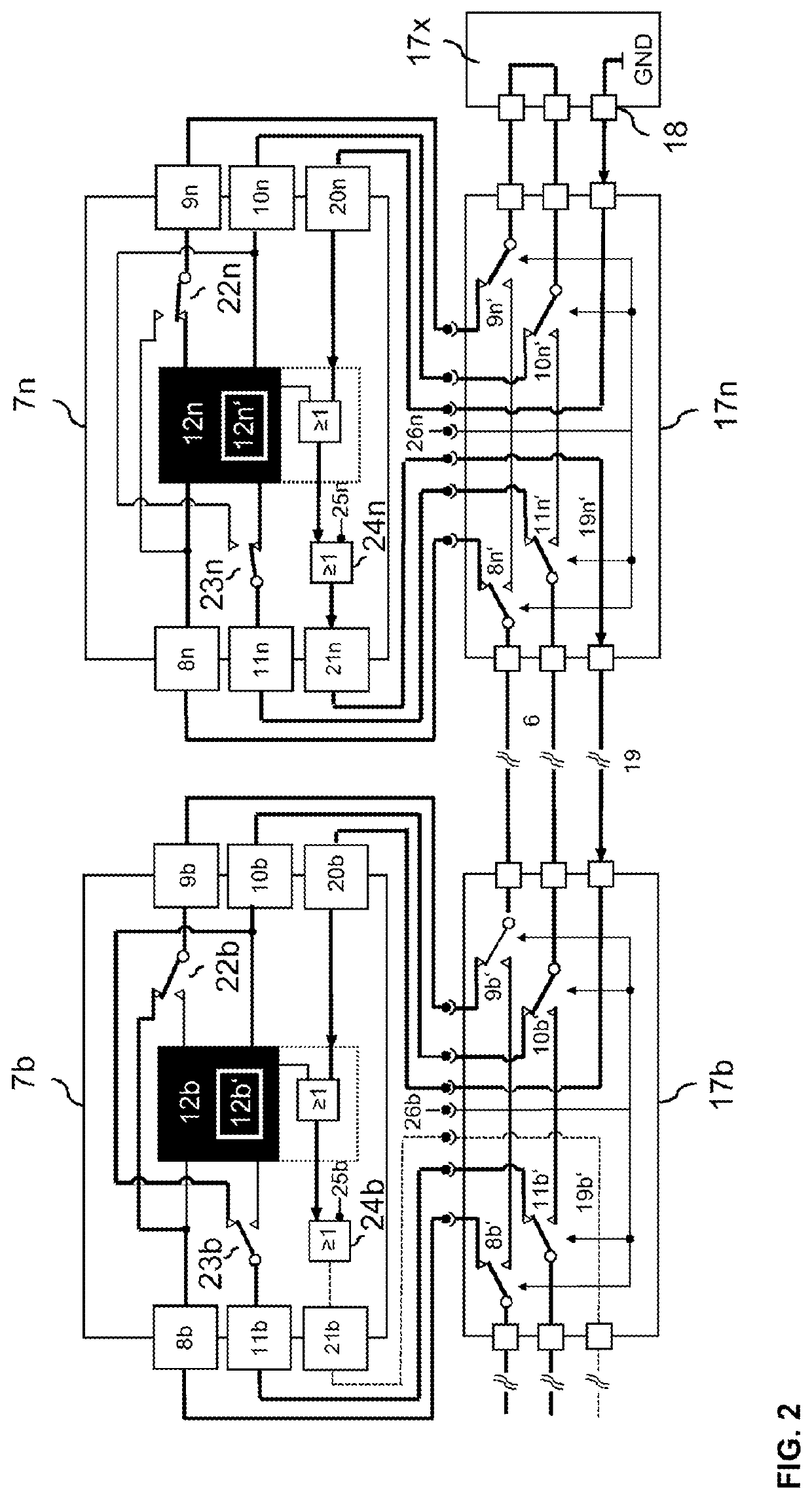 Status signal output