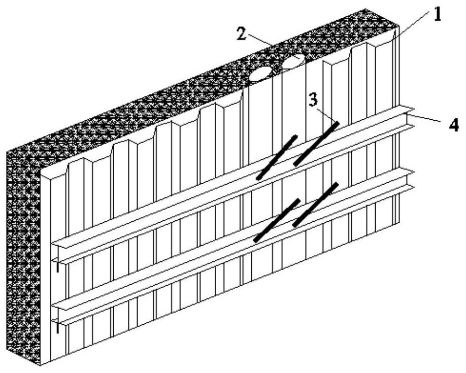 Construction method for steel sheet pile support in case of boulder