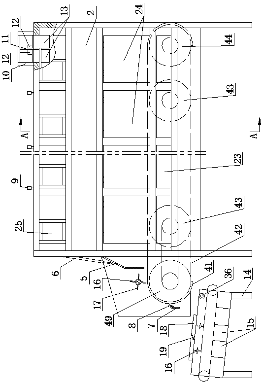 Wine grains stacking fermentation device