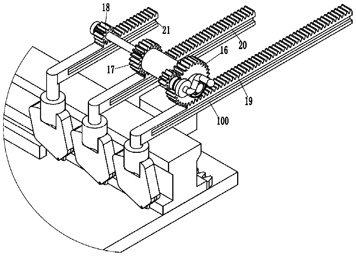 Interval-adjustable automatic micro-scribing glass cutting device