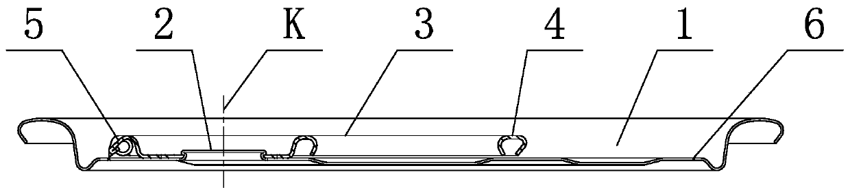 Easy opening cover with novel opening and design method of easy opening cover