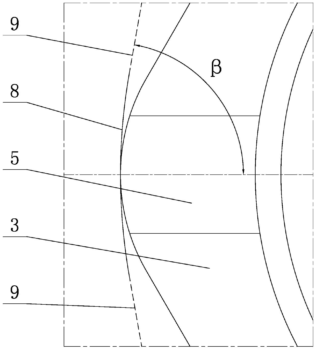 Easy opening cover with novel opening and design method of easy opening cover