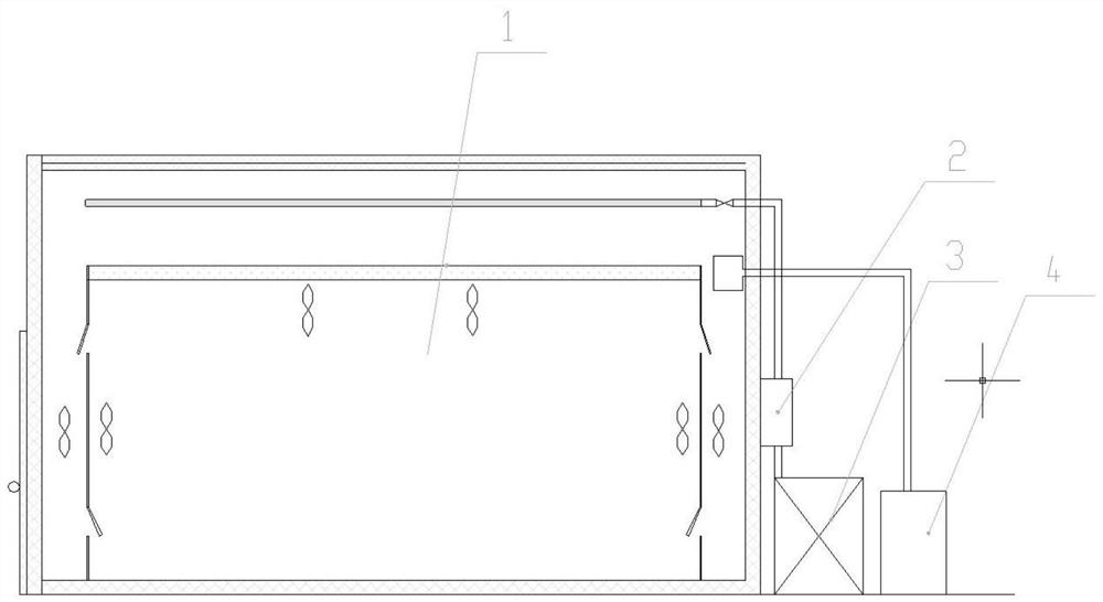 Ice temperature controlled atmosphere storage method for prunes