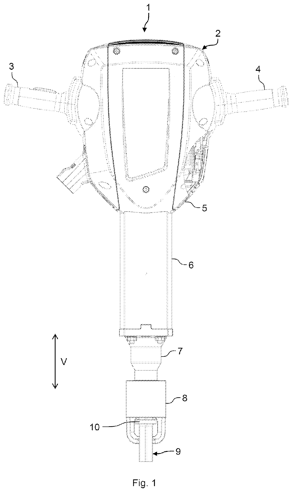 Tool receptacle and hand-held power tool