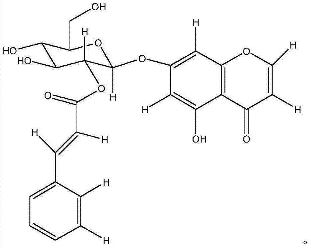 Extraction separation method of chromone glycoside compound and application of chromone glycoside compound in preparation of analgesic anti-inflammatory medicine