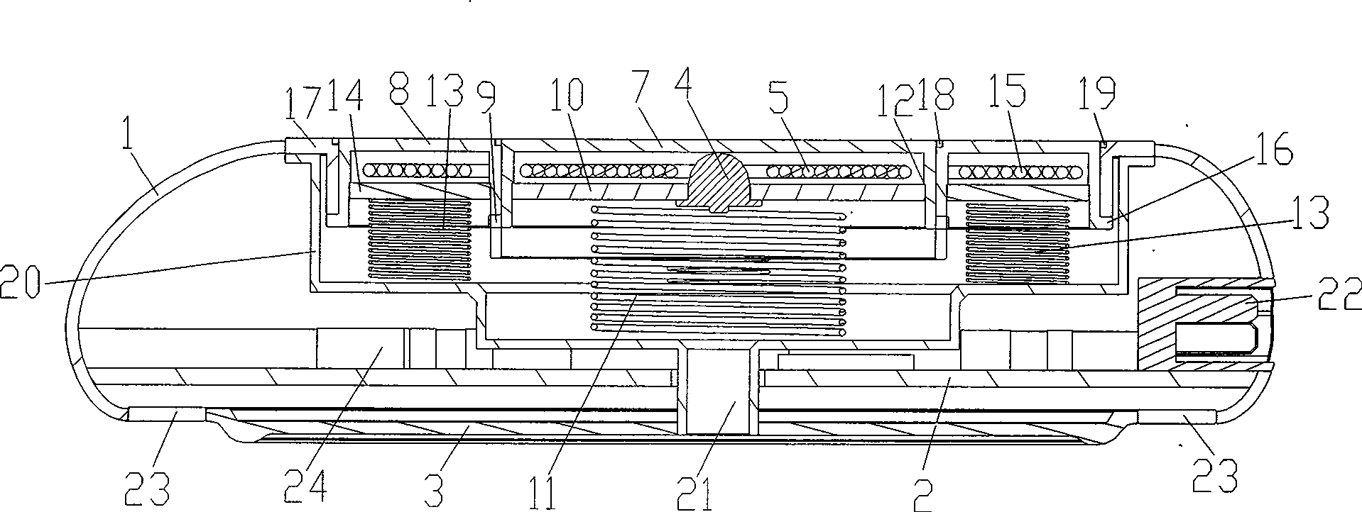 Annual ring electromagnetic oven