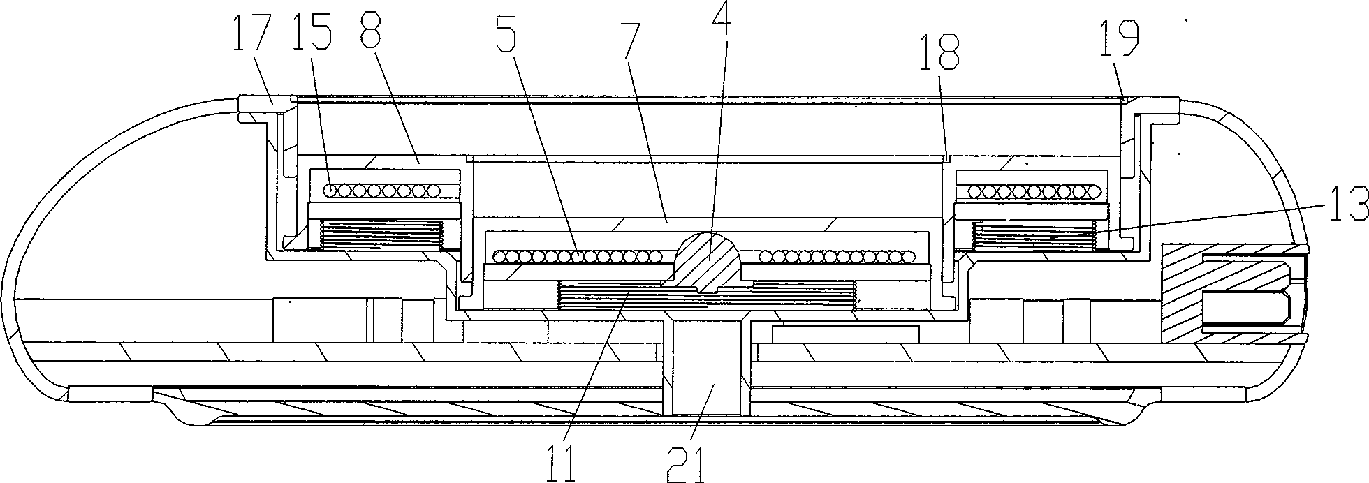 Annual ring electromagnetic oven