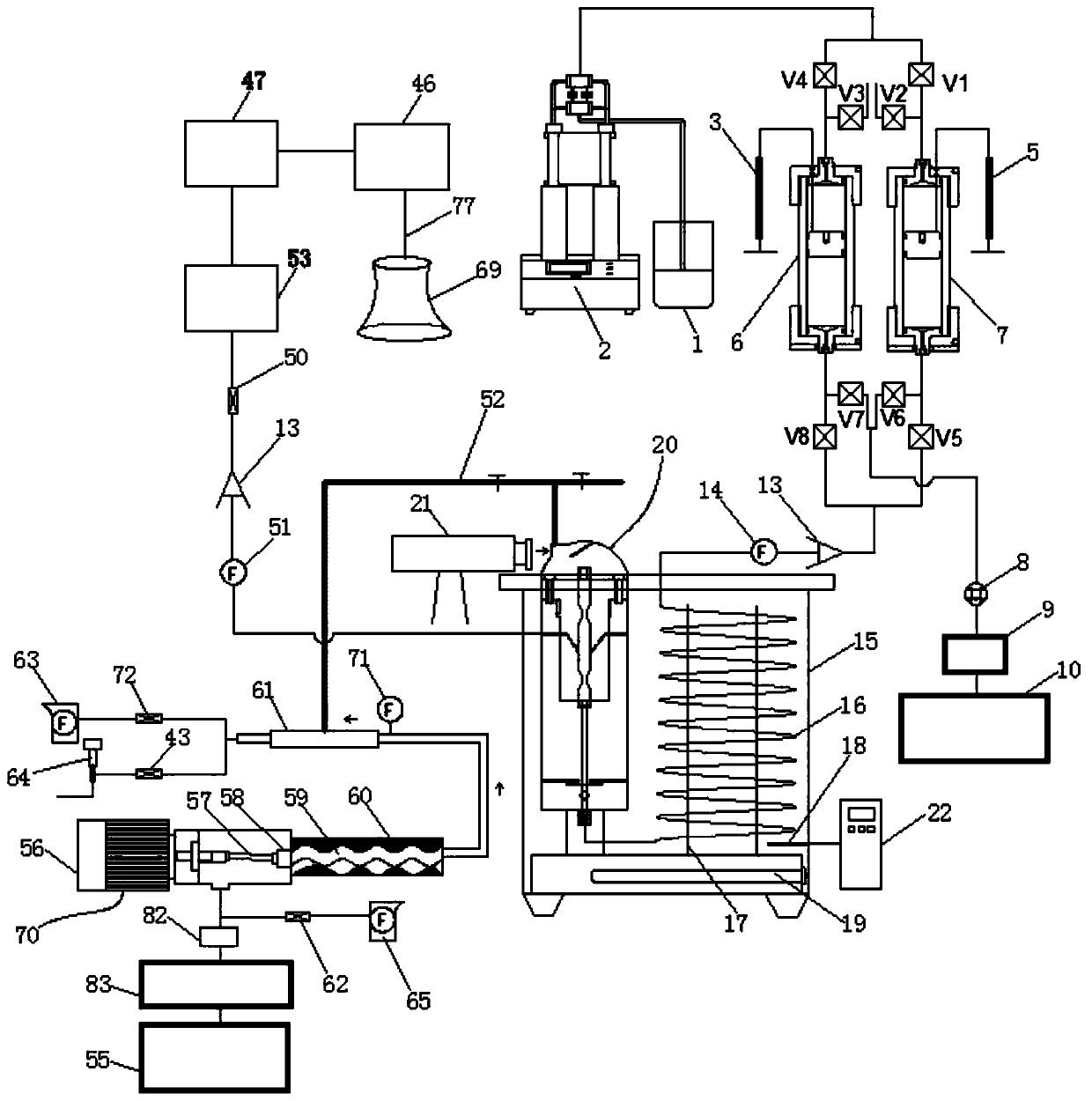 Preparation system of coal-electricity integrated three-waste-based foamed material and using method thereof