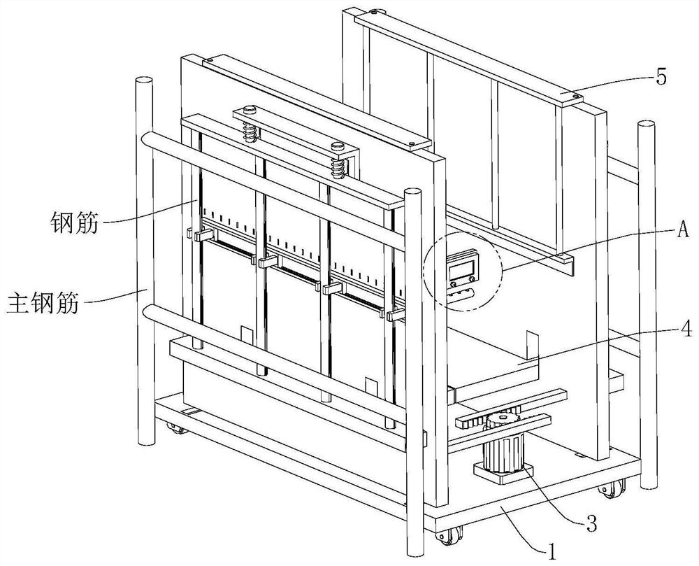 A fast binding device for steel bars for construction