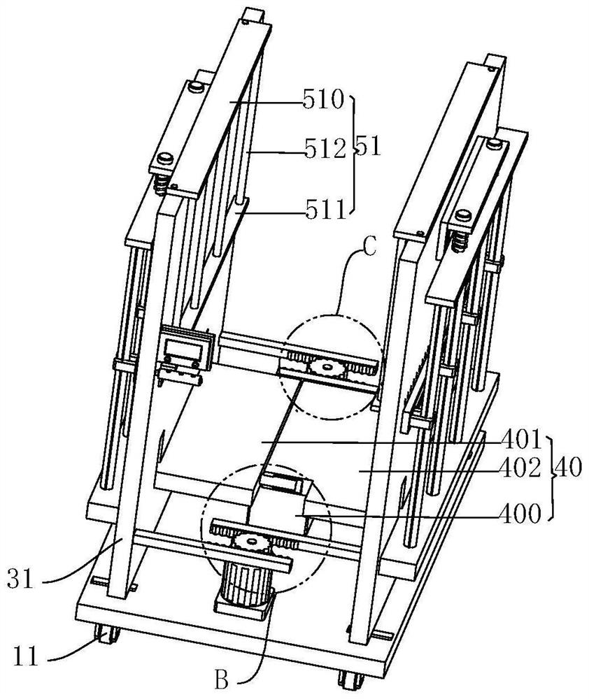 A fast binding device for steel bars for construction