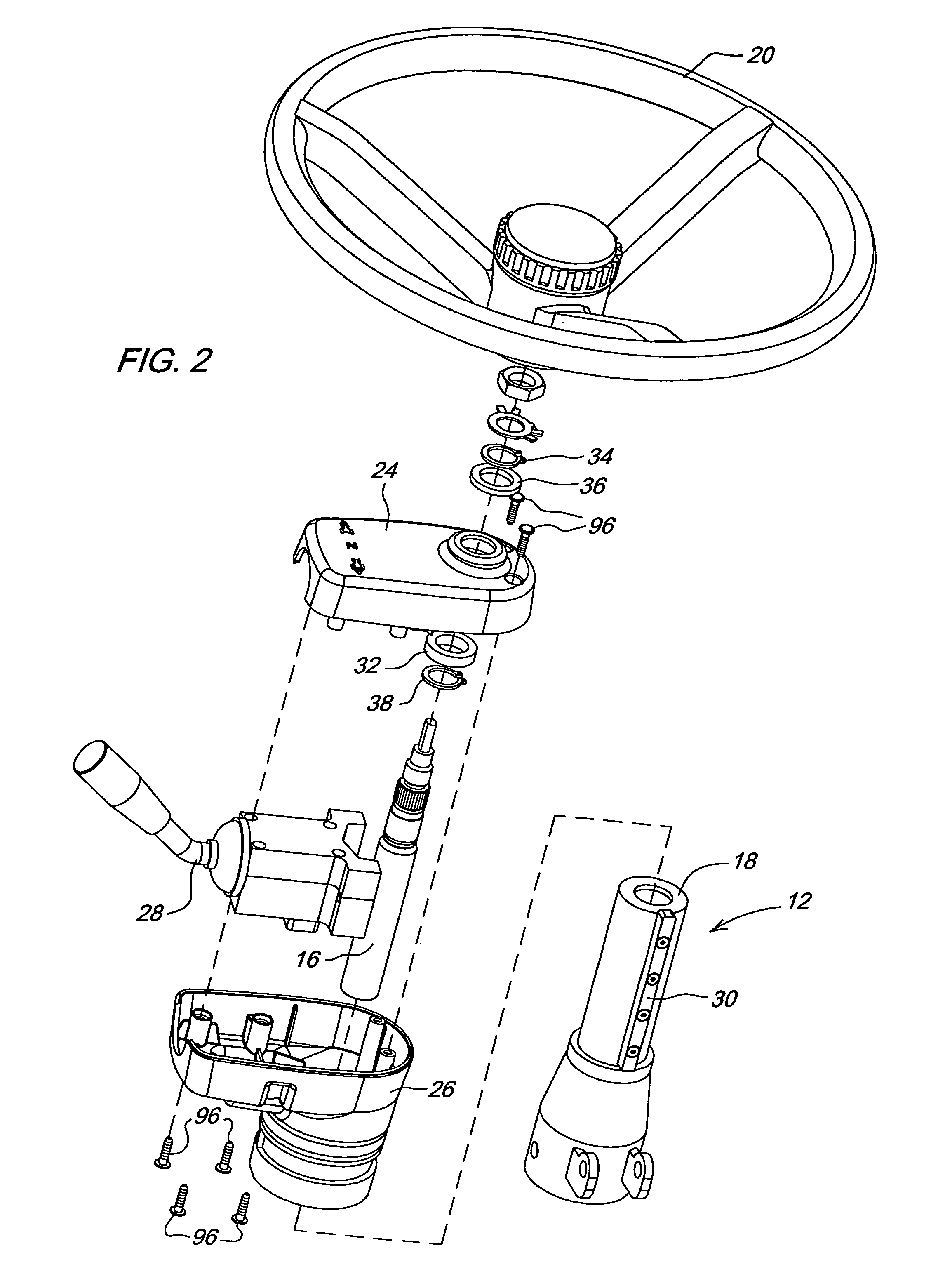 Control housing for work vehicle