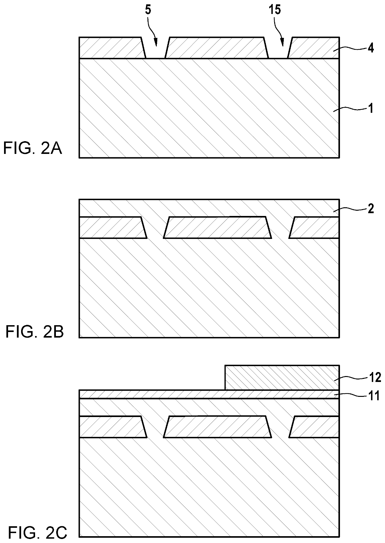 Method for forming a trench in a first semiconductor layer of a multi-layer system