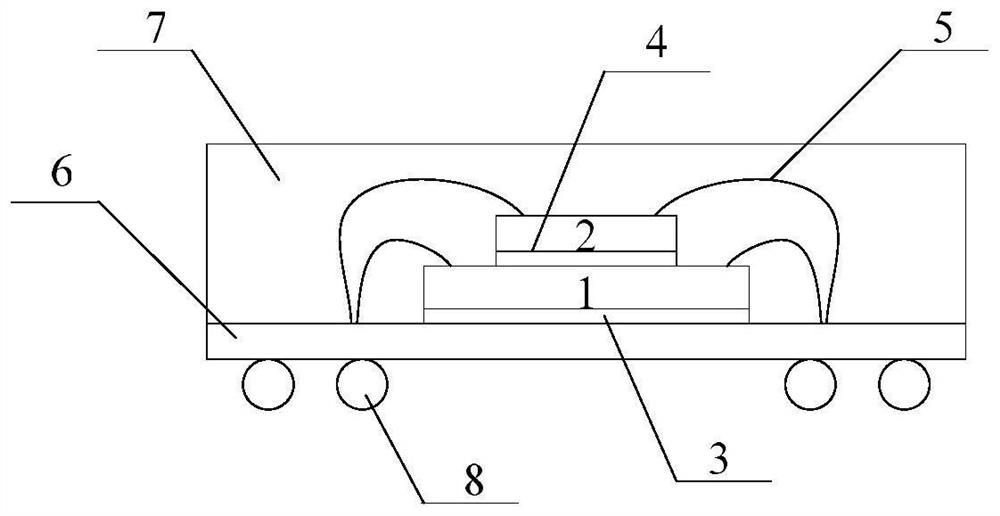 Packaging method and packaging structure of fan-out stacked chip