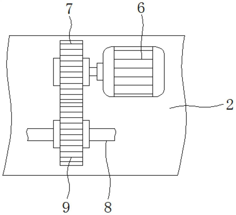 Hole groove machining device facilitating assembly and disassembly for plastic product machining