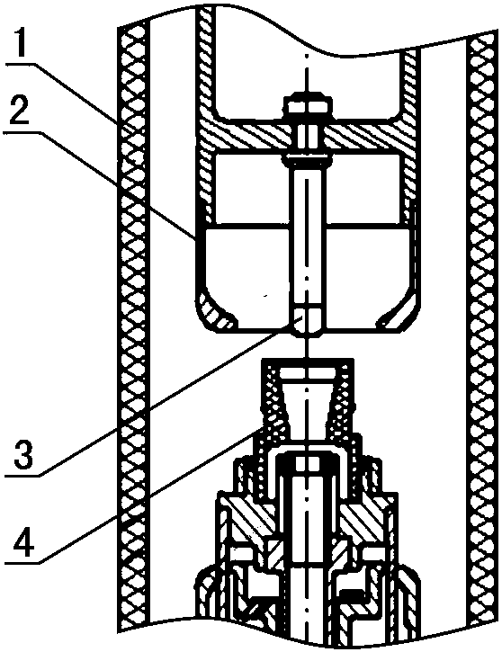 Imaging detection method for insertion depth of opening and closing contacts for high-voltage circuit breakers