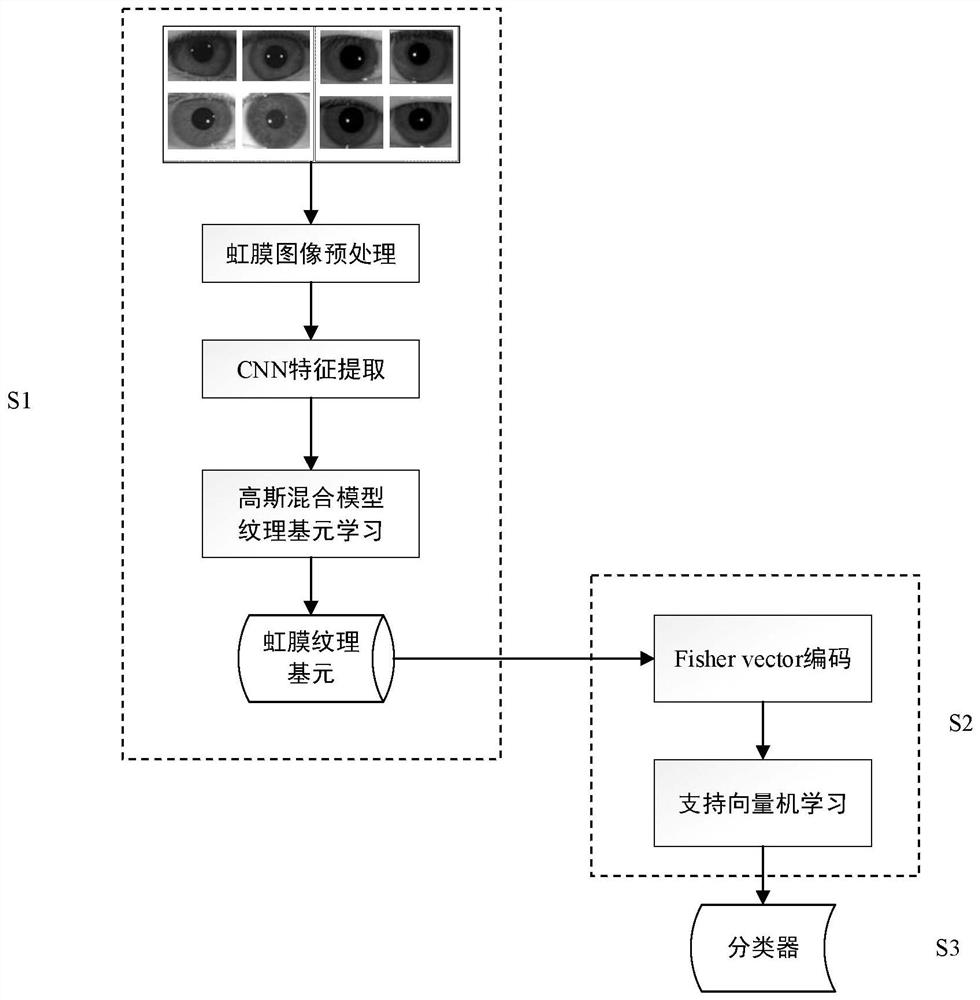 Iris Image Classification Method Based on Deep Learning Features and Fisher Vector Coding Model