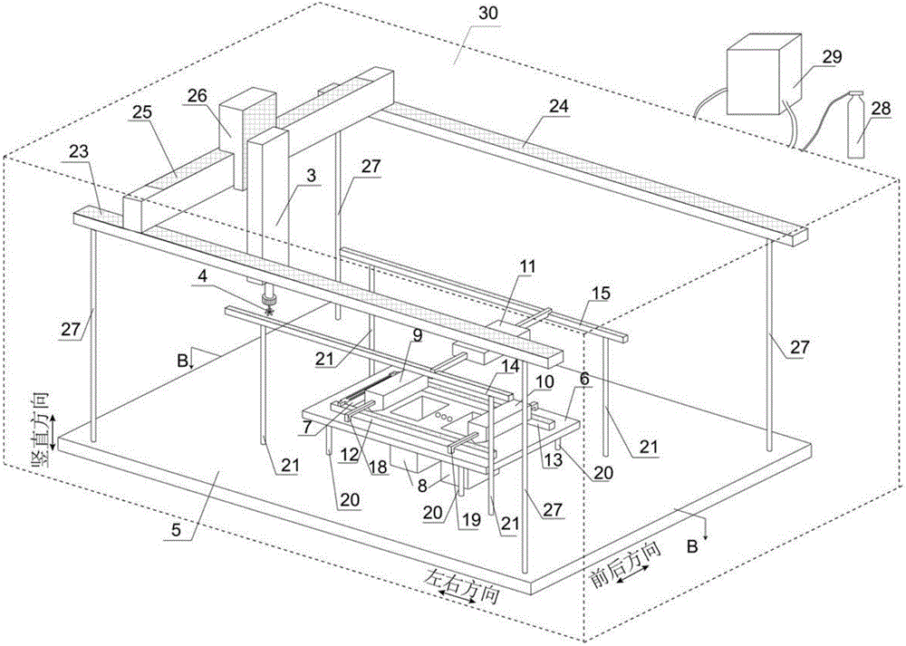 Material increasing and decreasing composite manufacturing equipment and method for metal parts