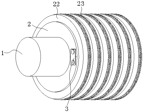 Phase-change heat dissipation motor shell and motor applying same